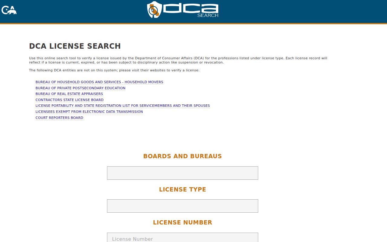 Windsor ZIP code directory California professional license search