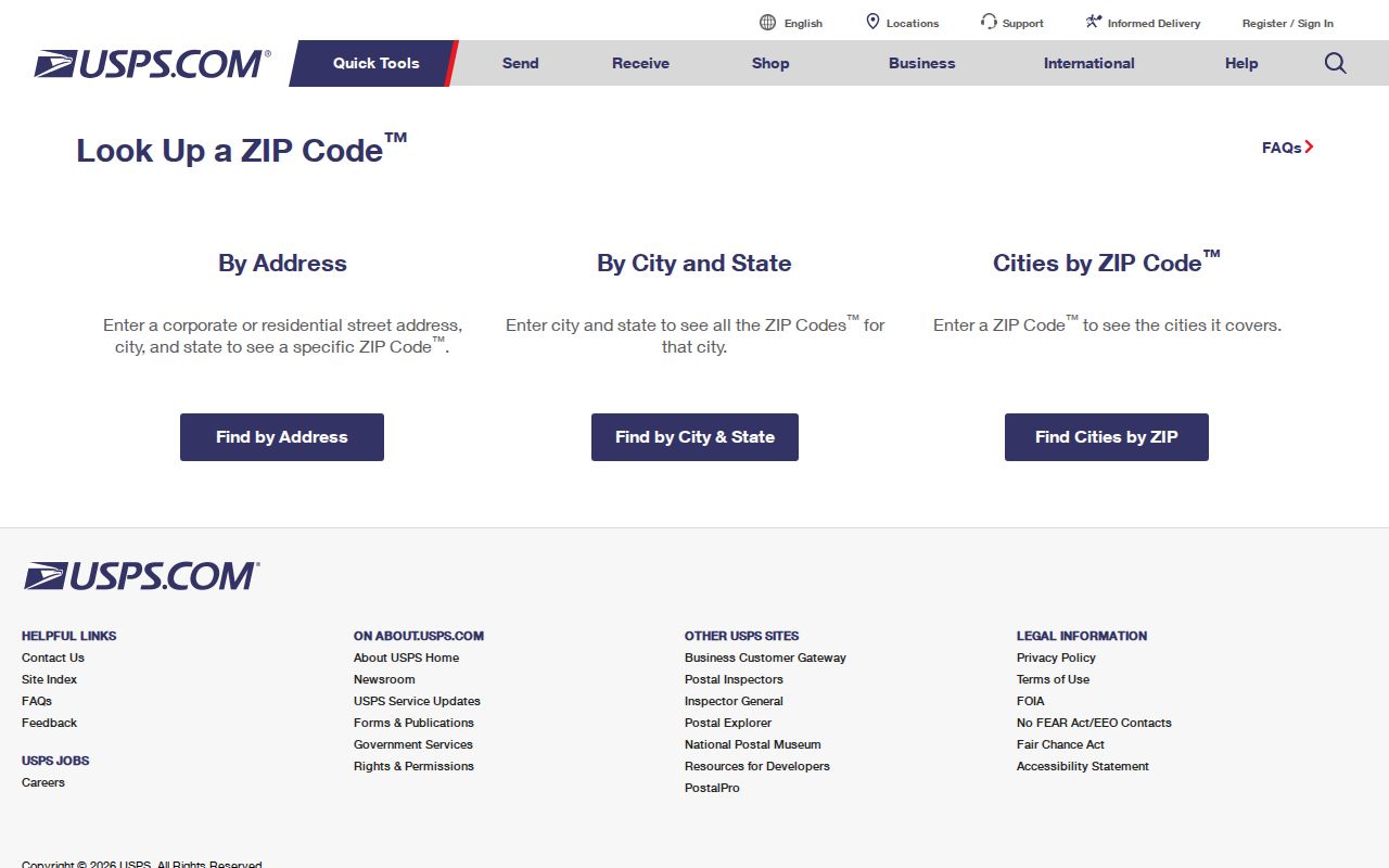 Windsor ZIP code directory USPS address lookup